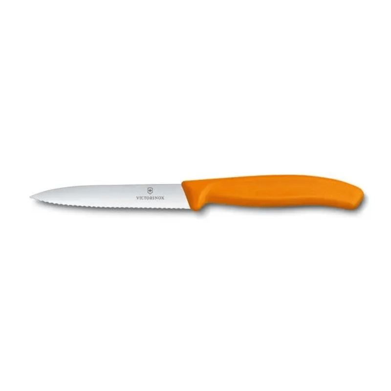 Victorinox Swiss Classic Vegetable Knife Serrated 10cm Orange