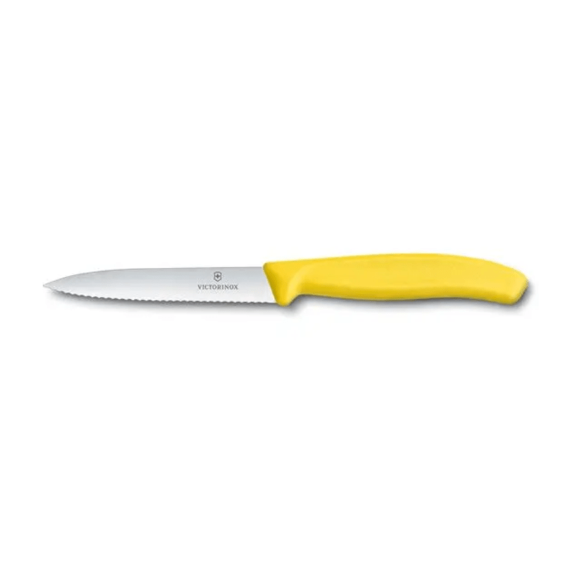 Victorinox Swiss Classic Vegetable Knife Serrated 10cm Yellow