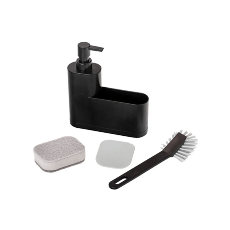 Vigar Rengo Monobloc Sink Caddy Set 4-Piece Black