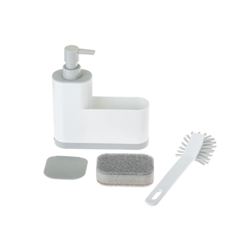 Vigar Rengo Monobloc Sink Caddy Set 4-Piece White