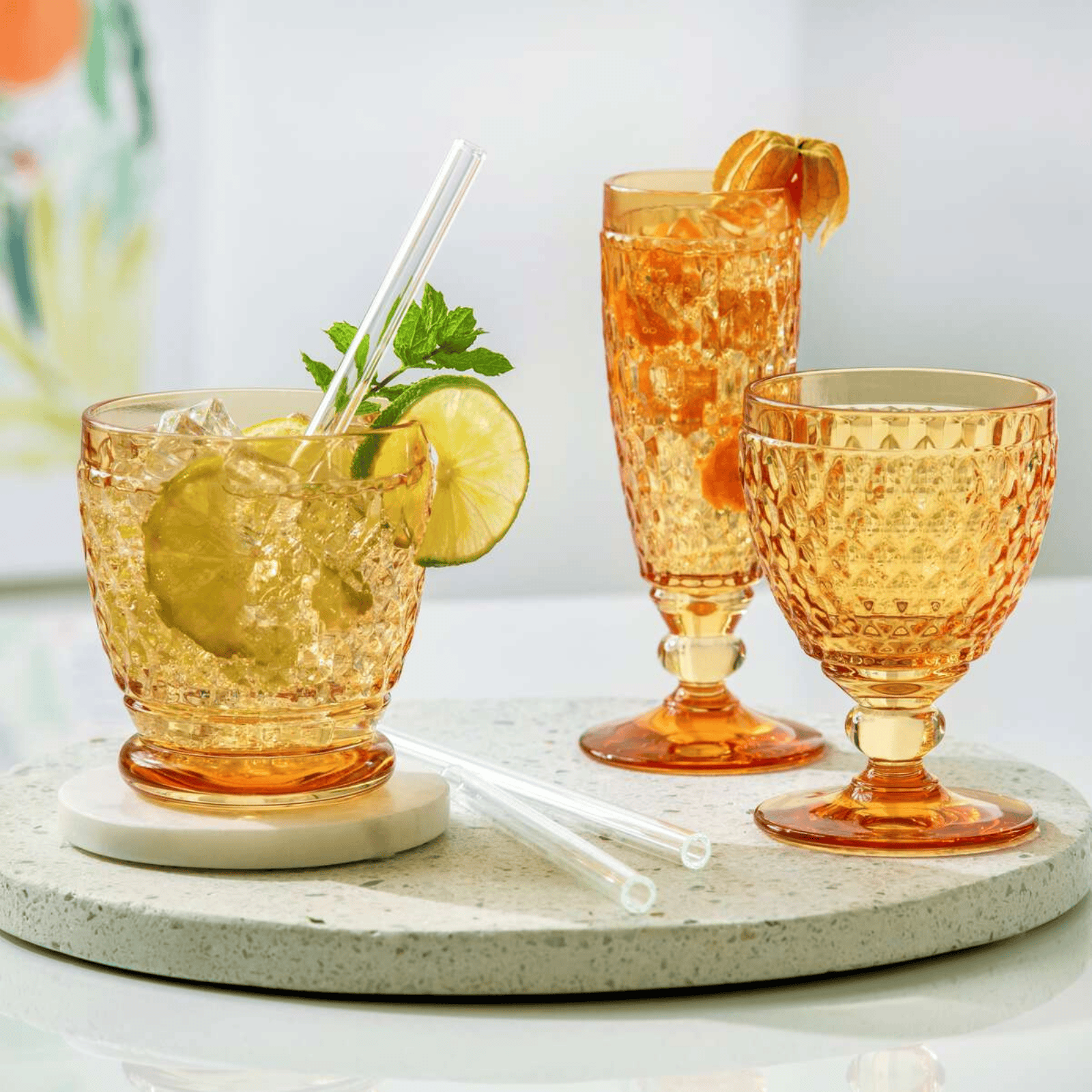 Villeroy & Boch Boston Water Tumbler Saffron