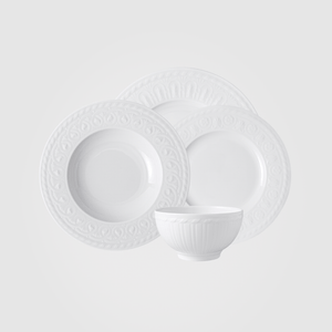 Villeroy & Boch Cellini Dinner Set for One 4-Piece