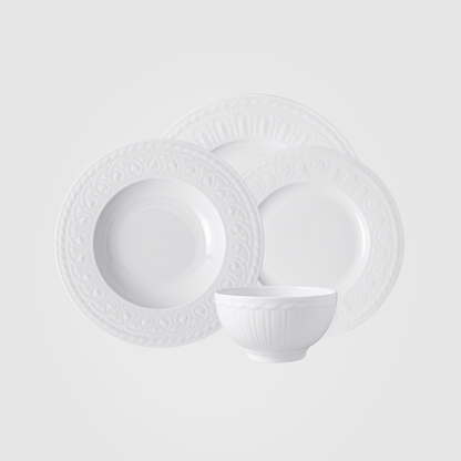 Villeroy & Boch Cellini Dinner Set for One 4-Piece