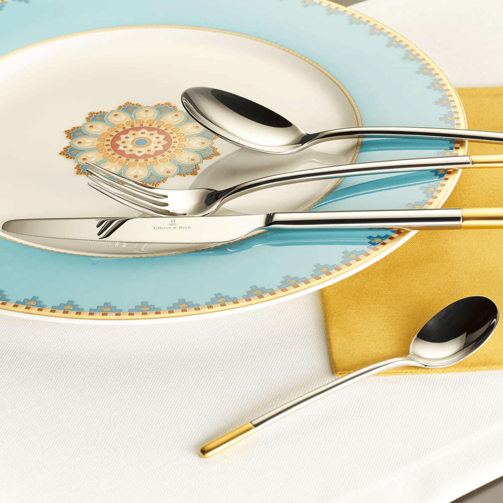 Villeroy & Boch Ella Partially Gold Cutlery Set 24-Piece