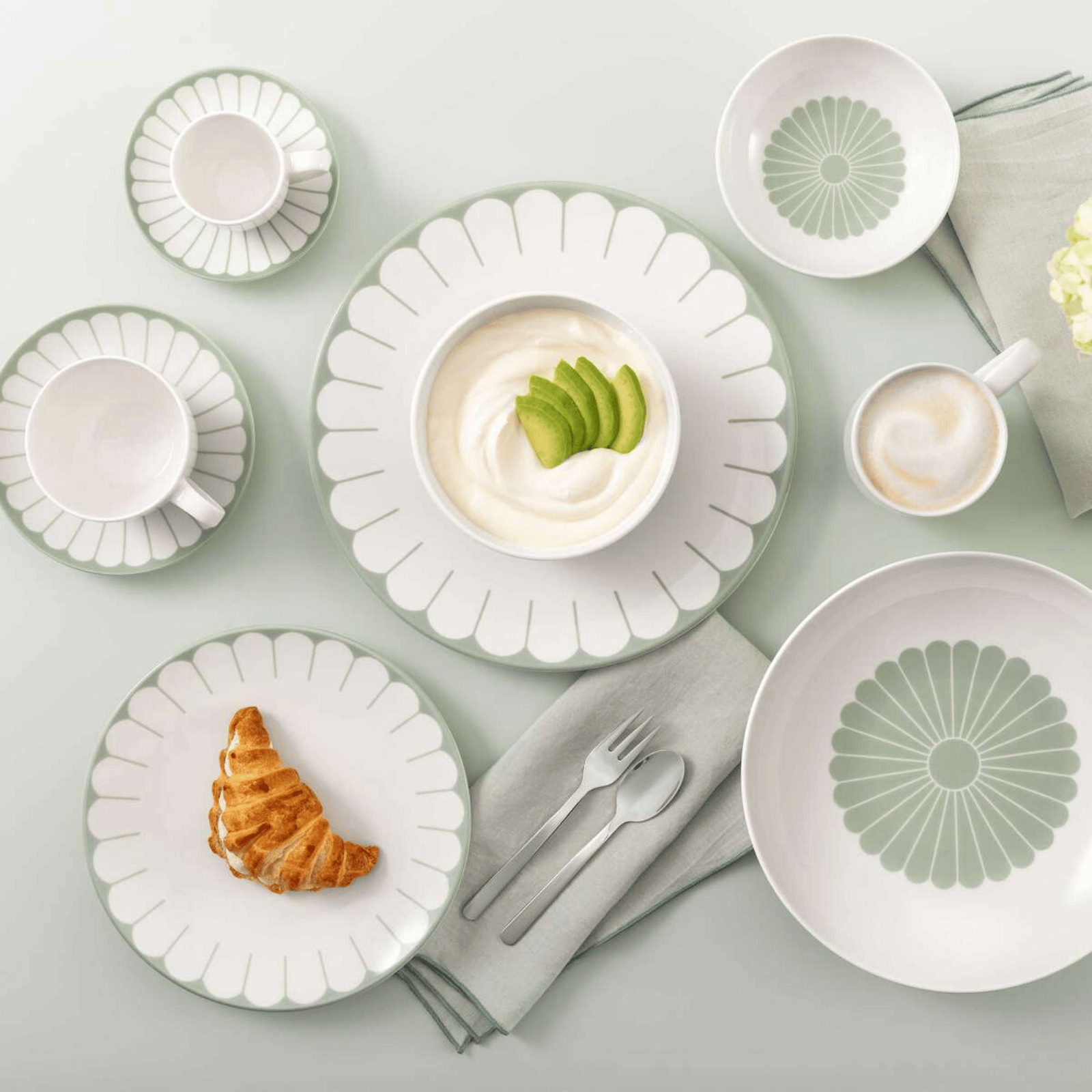 Villeroy & Boch Fleur Vert Cereal Bowl
