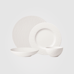 Villeroy & Boch Manufacture Rock Blanc Dinner Set for Two 8-Piece
