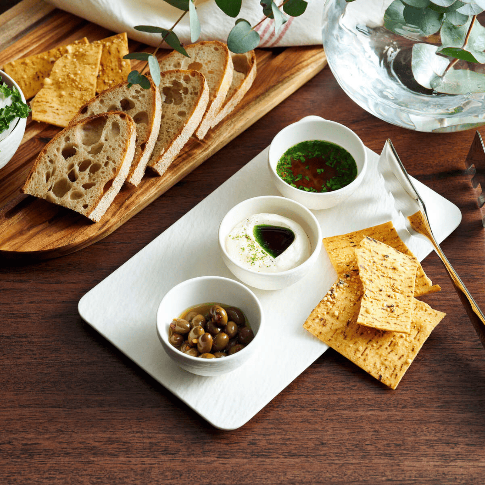 Villeroy & Boch Manufacture Rock Blanc Dip Bowl Set 4-Piece