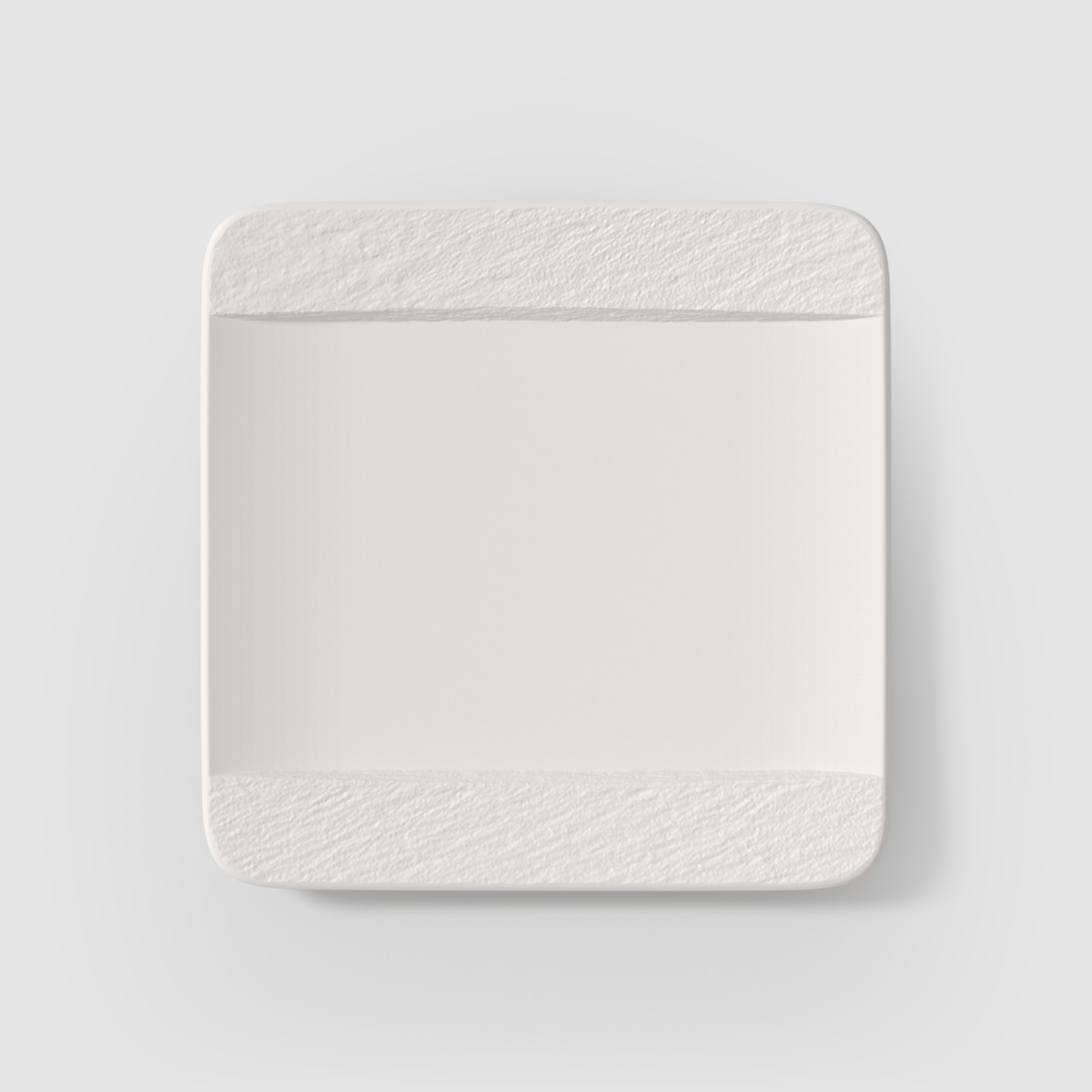 Villeroy & Boch Manufacture Rock Blanc Square Flat Plate