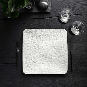 Villeroy & Boch Manufacture Rock Blanc Square Serving Plate
