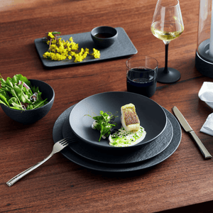 Villeroy & Boch Manufacture Rock Dinner Set for Two 8-Piece