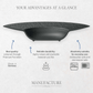 Villeroy & Boch Manufacture Rock Dip Bowl Set 4-Piece