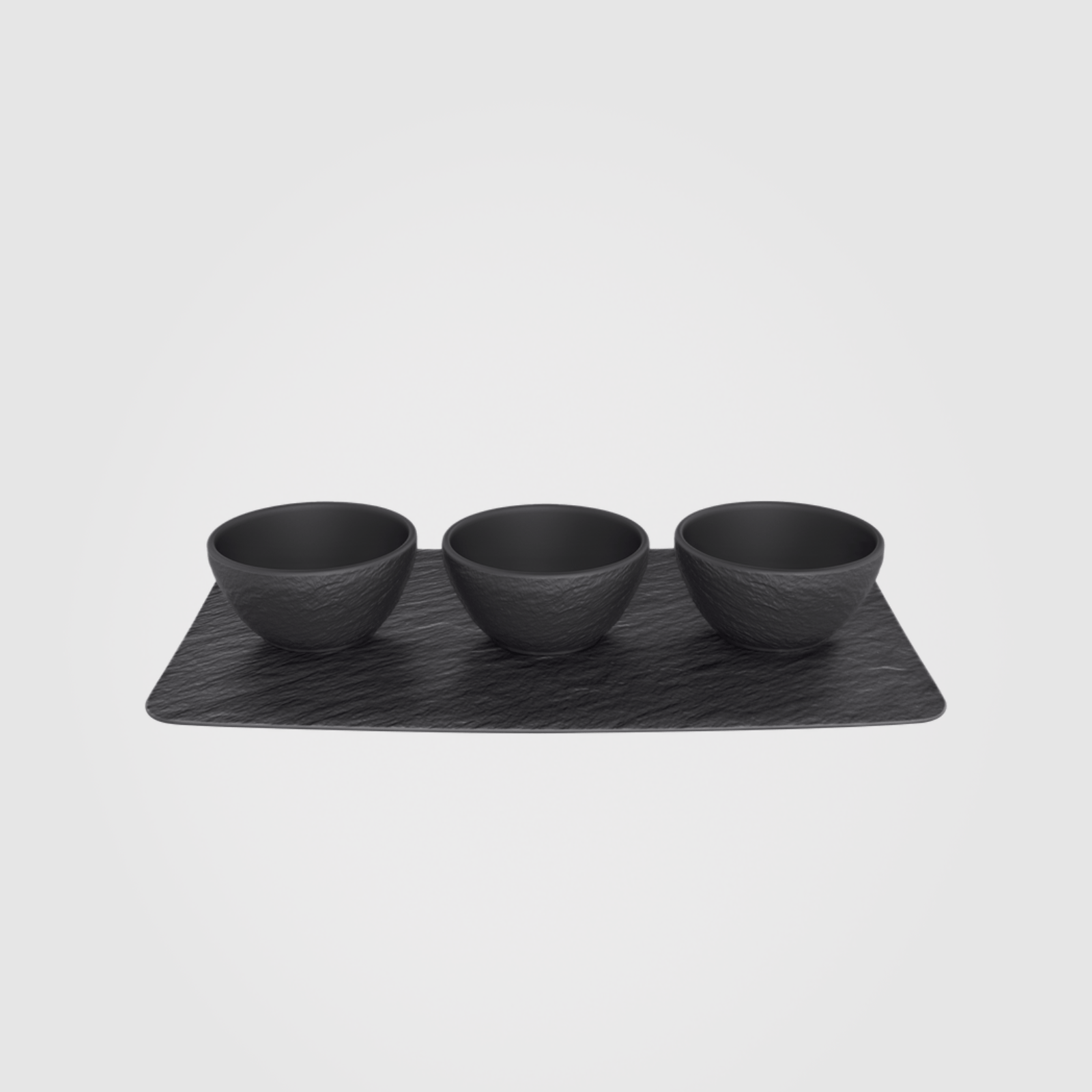 Villeroy & Boch Manufacture Rock Dip Bowl Set 4-Piece