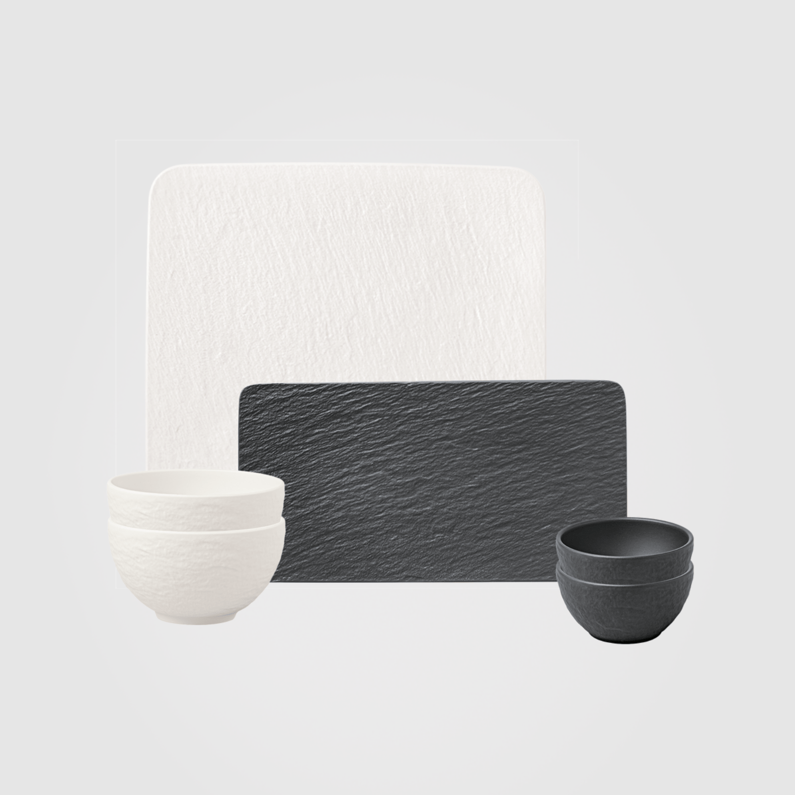 Villeroy & Boch Manufacture Rock Entertainer Set 6-Piece