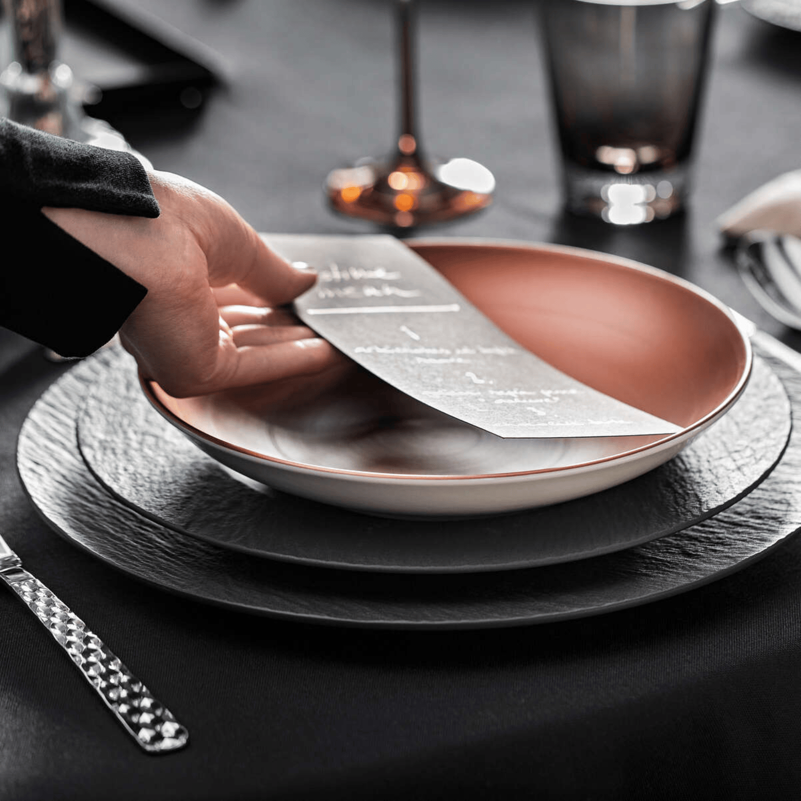 Villeroy & Boch Manufacture Rock Gourmet Plate
