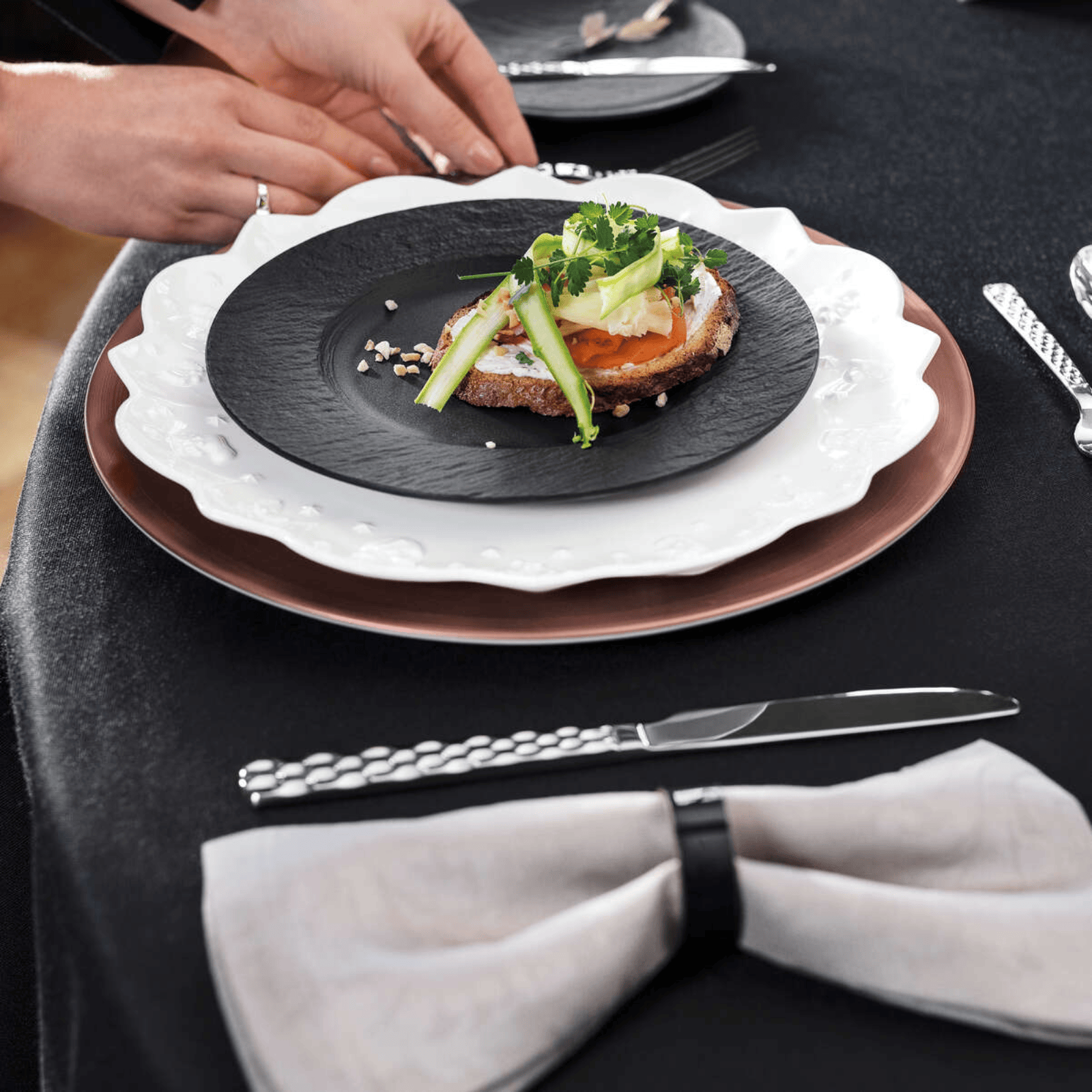 Villeroy & Boch Manufacture Rock Salad Plate