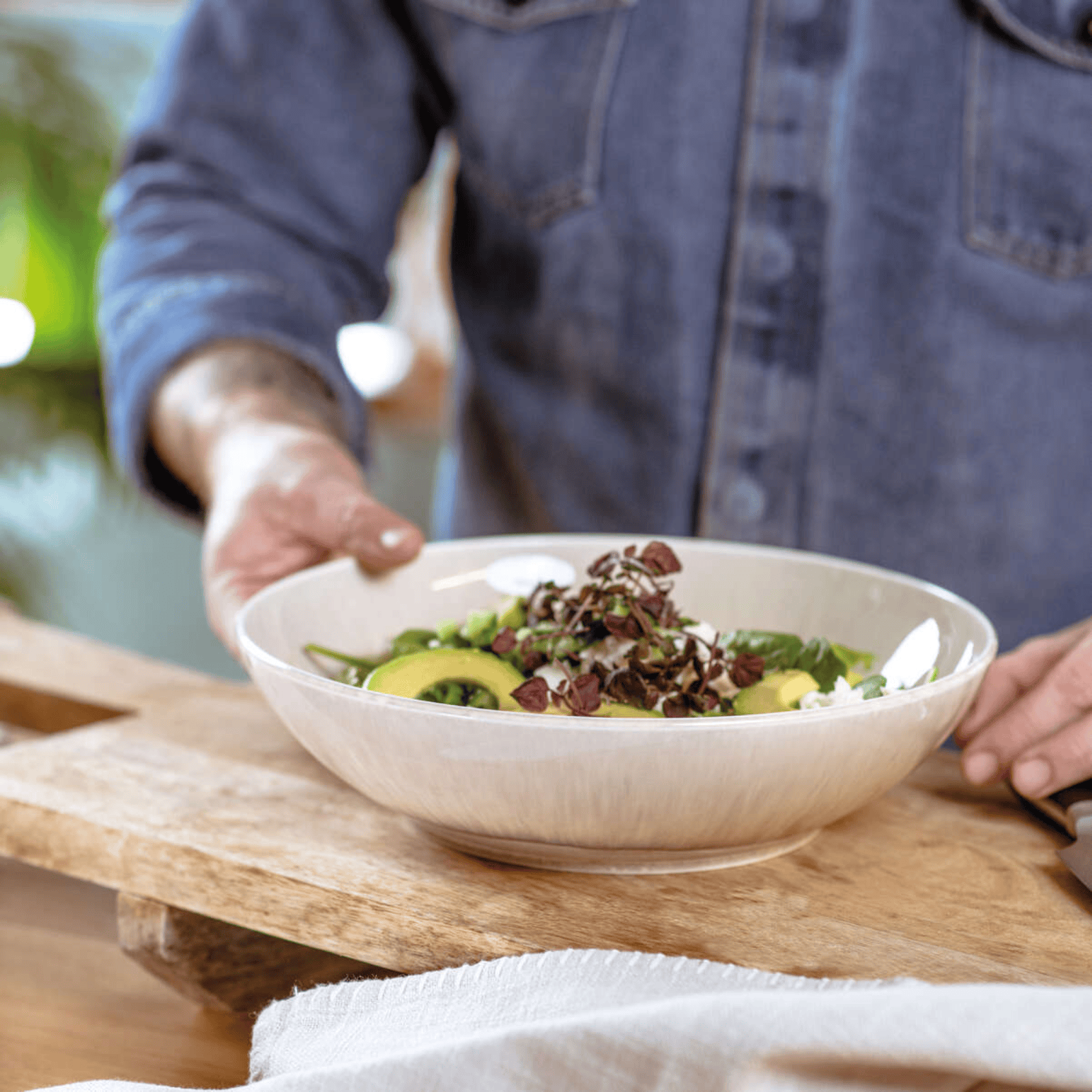 Villeroy & Boch Perlemor Sand Serving Bowl