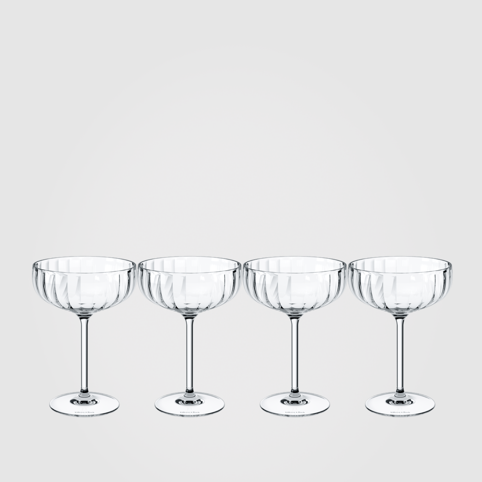 Villeroy & Boch Rose Garden Champagne Coupe Set 4-Piece