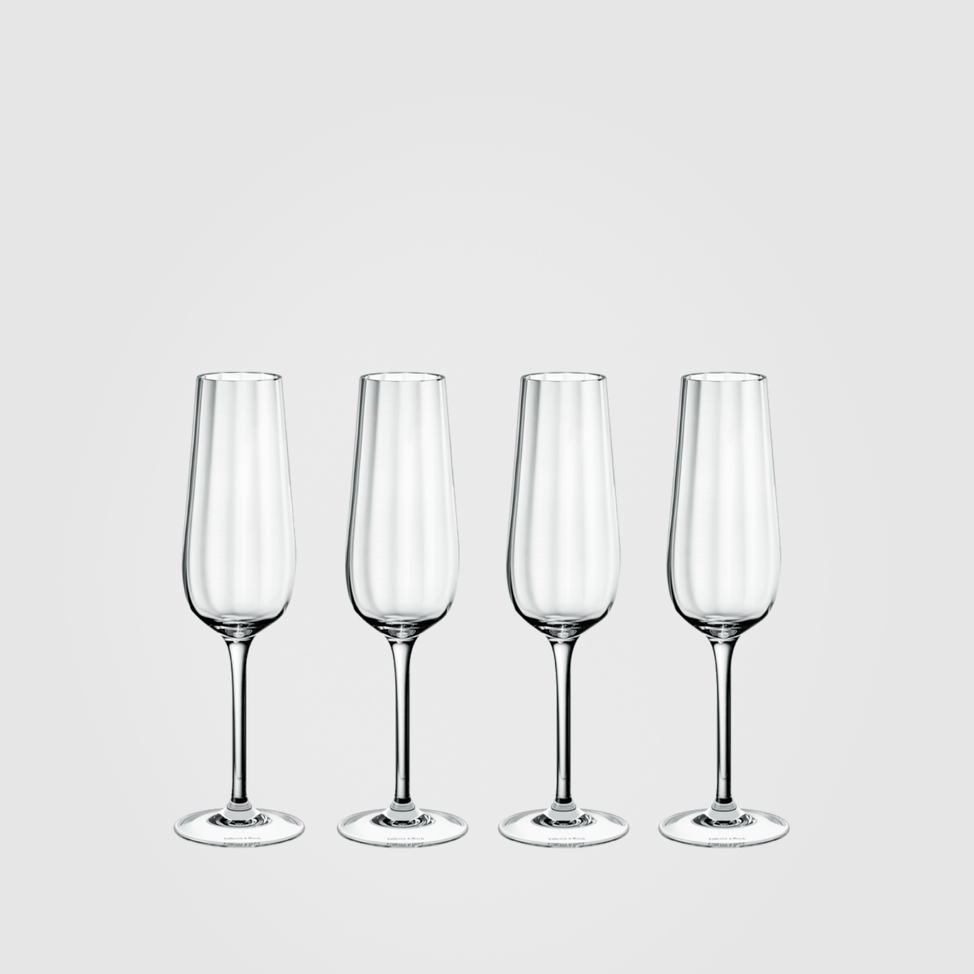 Villeroy & Boch Rose Garden Champagne Flute Set 4-Piece