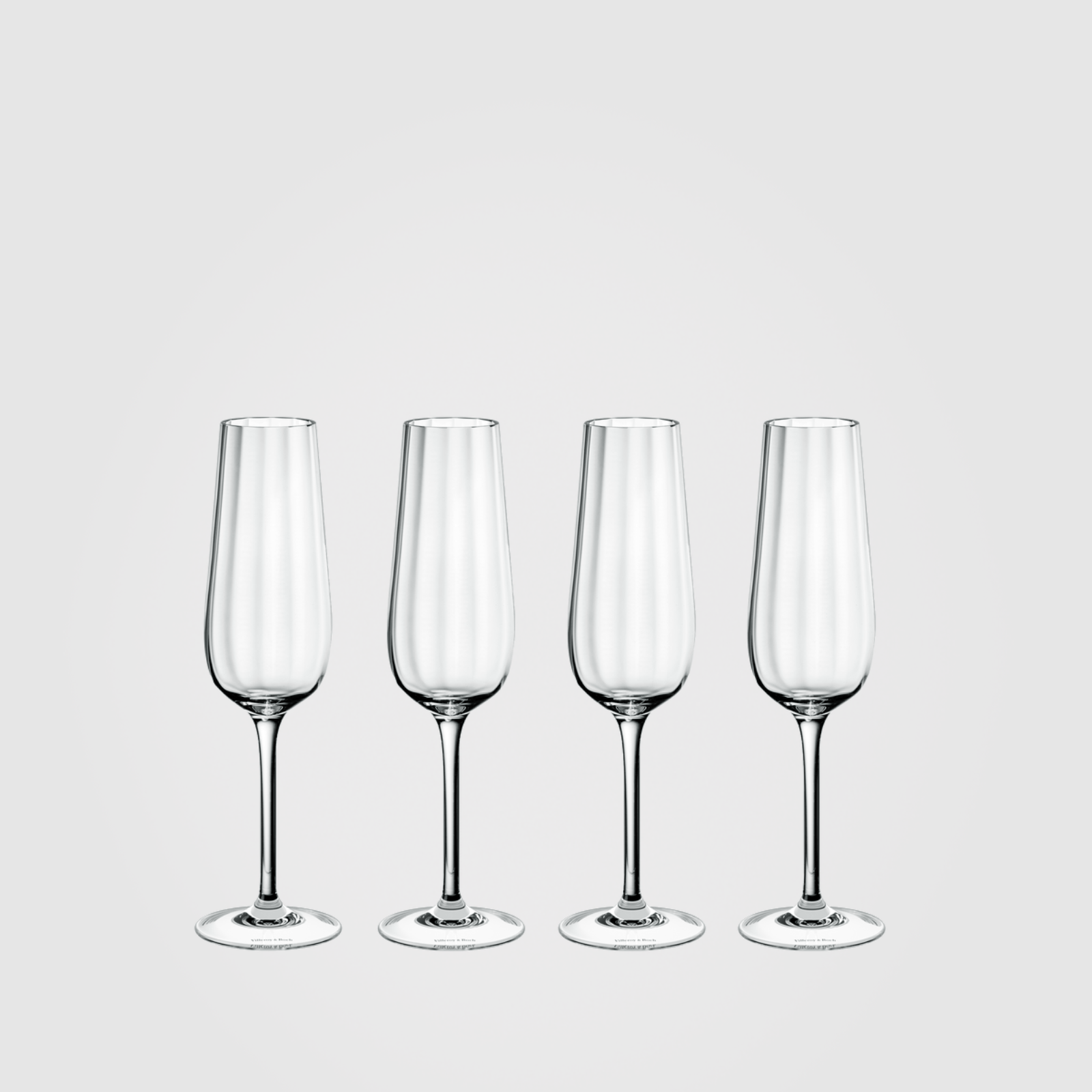Villeroy & Boch Rose Garden Champagne Flute Set 4-Piece