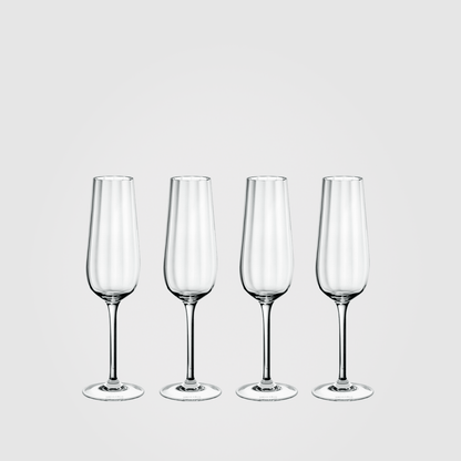 Villeroy & Boch Rose Garden Champagne Flute Set 4-Piece