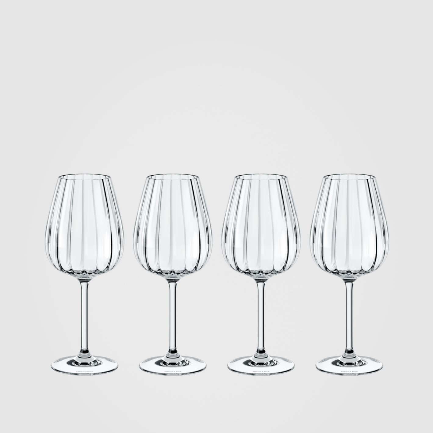Villeroy & Boch Rose Garden Red Wine Goblet Set 4-Piece