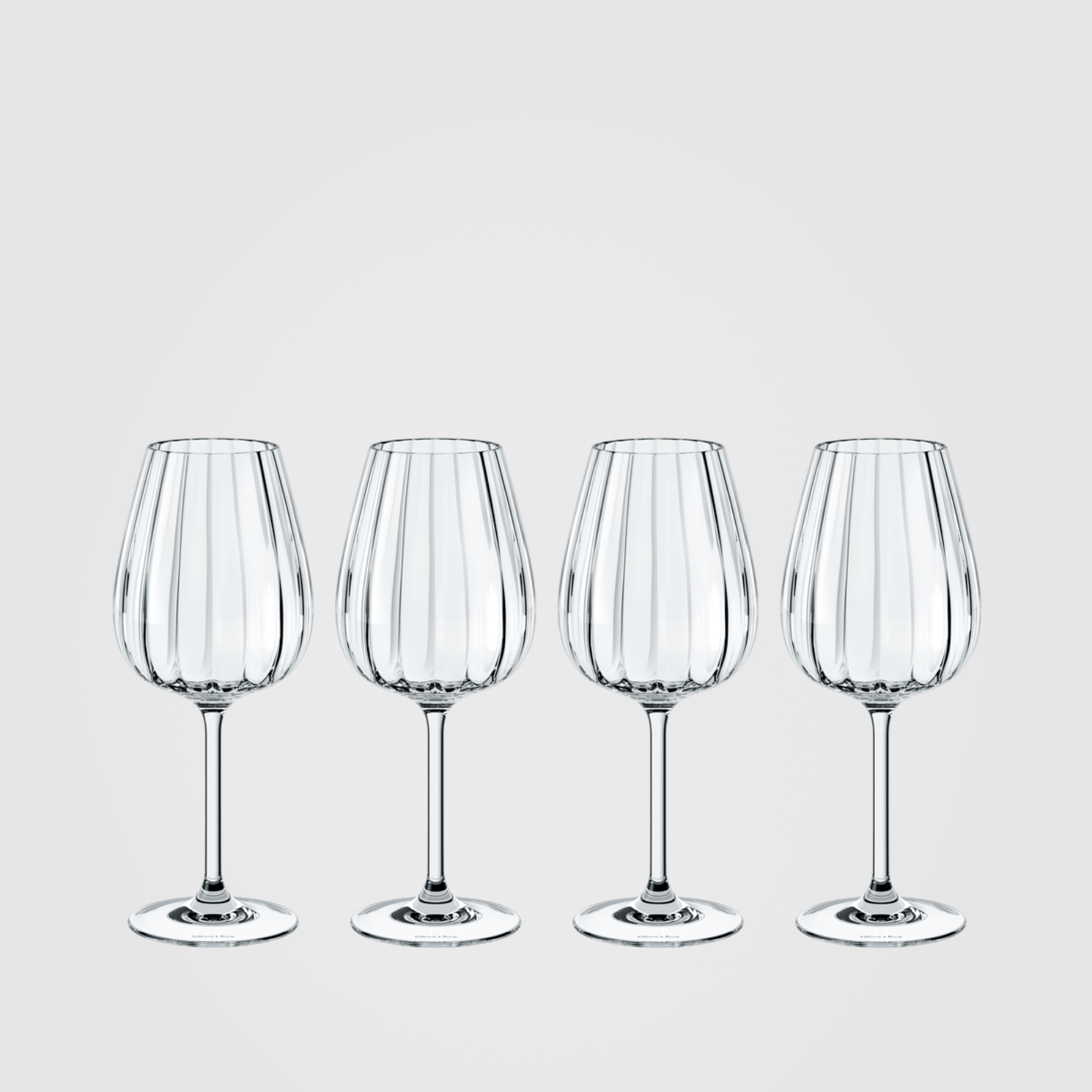 Villeroy & Boch Rose Garden Red Wine Goblet Set 4-Piece