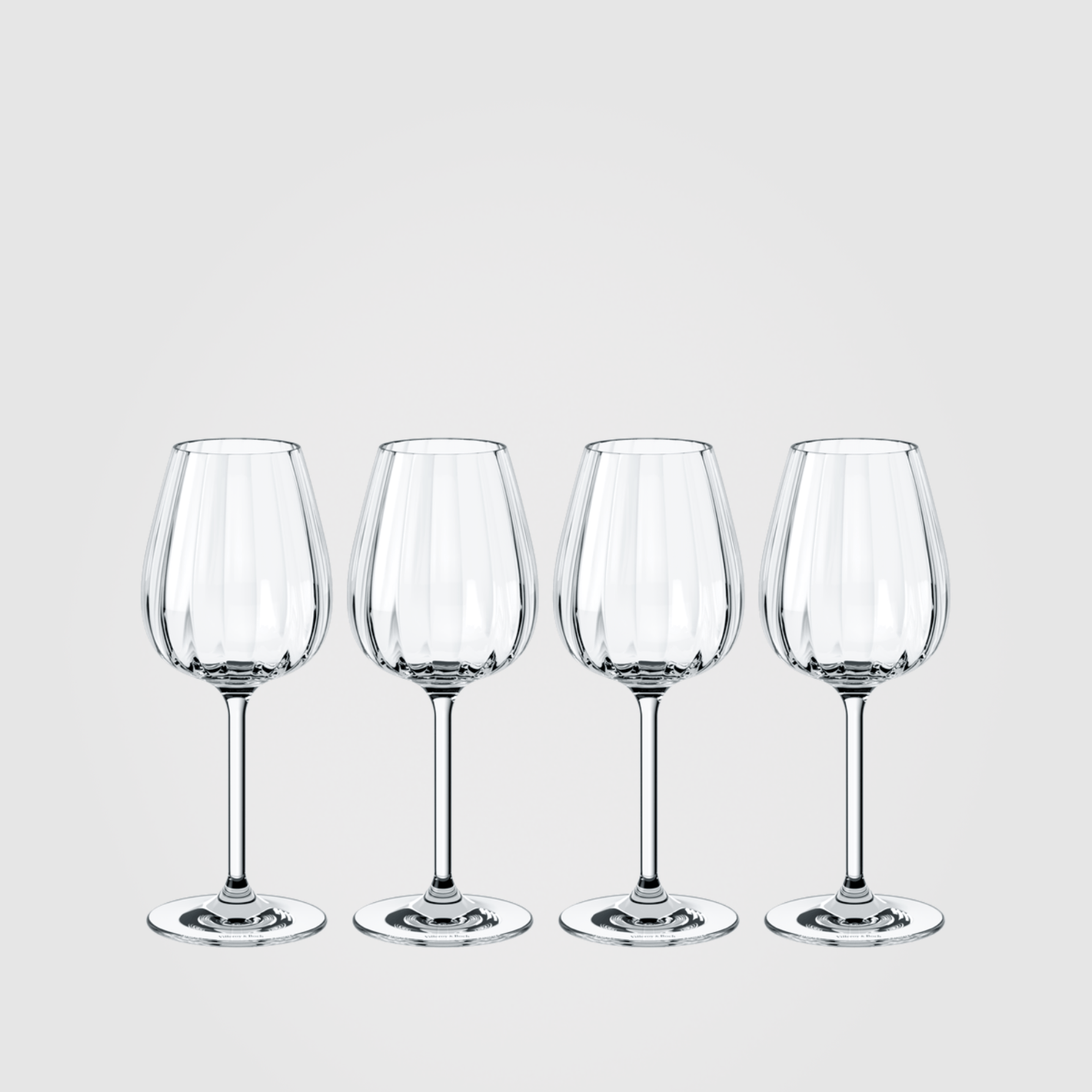Villeroy & Boch Rose Garden White Wine Goblet Set 4-Piece