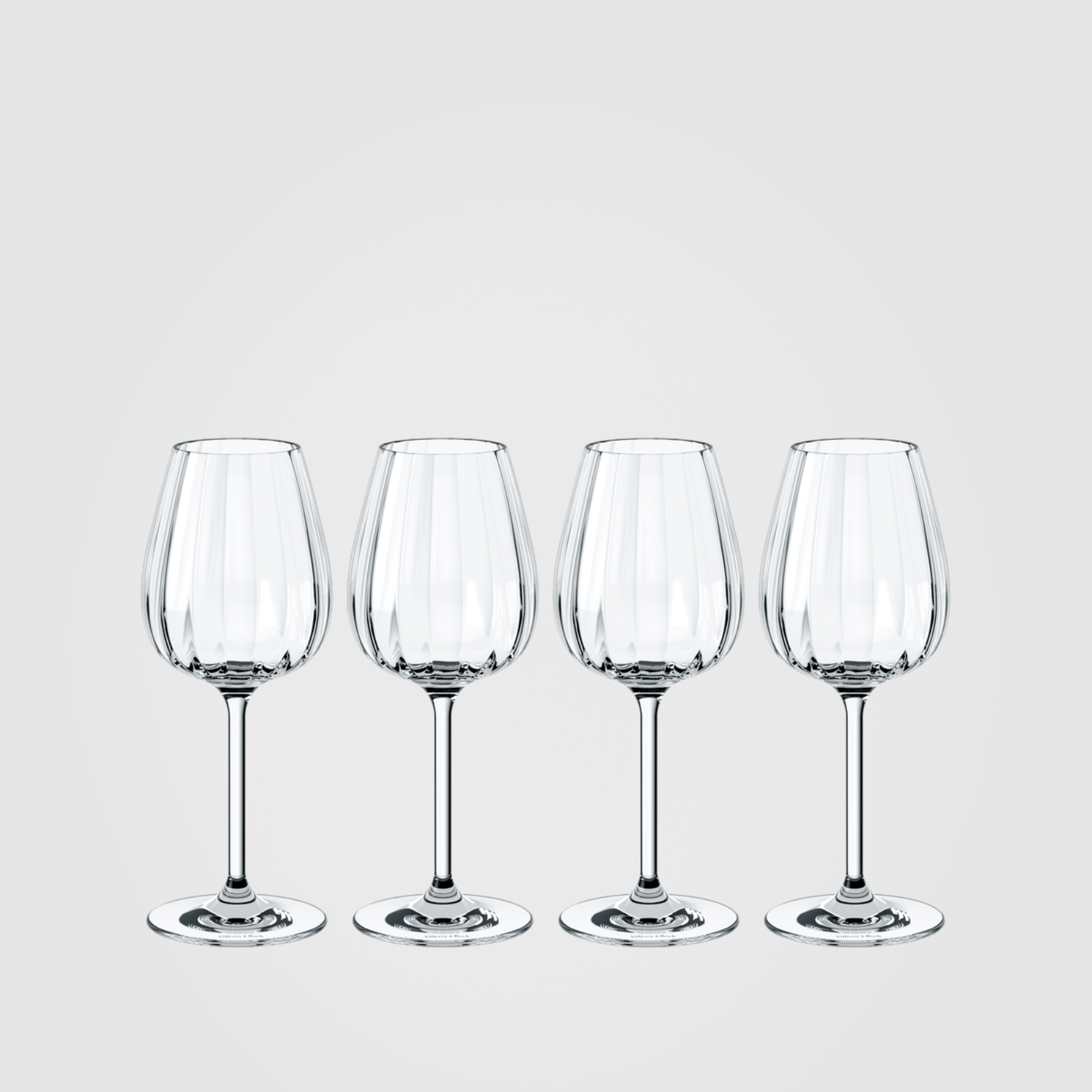 Villeroy & Boch Rose Garden White Wine Goblet Set 4-Piece