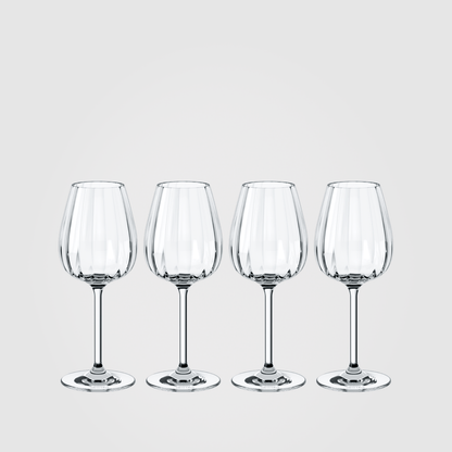 Villeroy & Boch Rose Garden White Wine Goblet Set 4-Piece