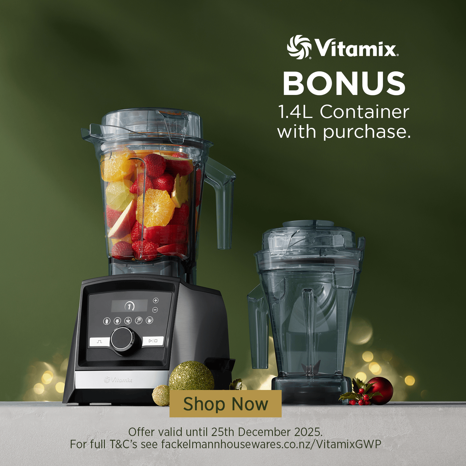 Vitamix Ascent A2300i High-Performance Blender Black