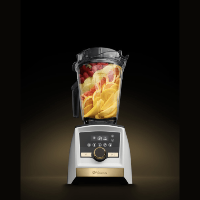 Vitamix Ascent A3500i High-Performance Blender Gold Label White The Homestore Auckland