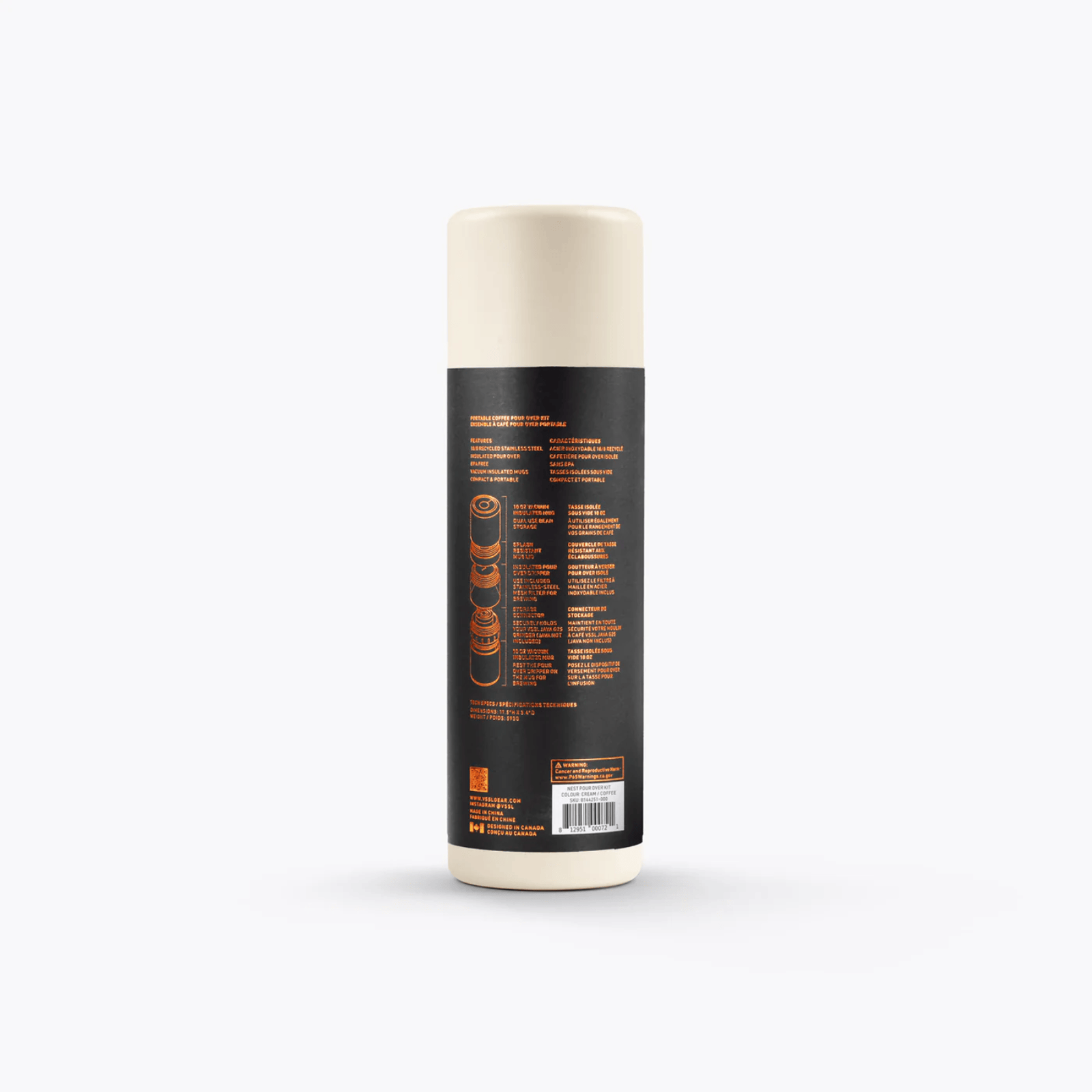 VSSL Nest Pour Over Coffee Kit Cream