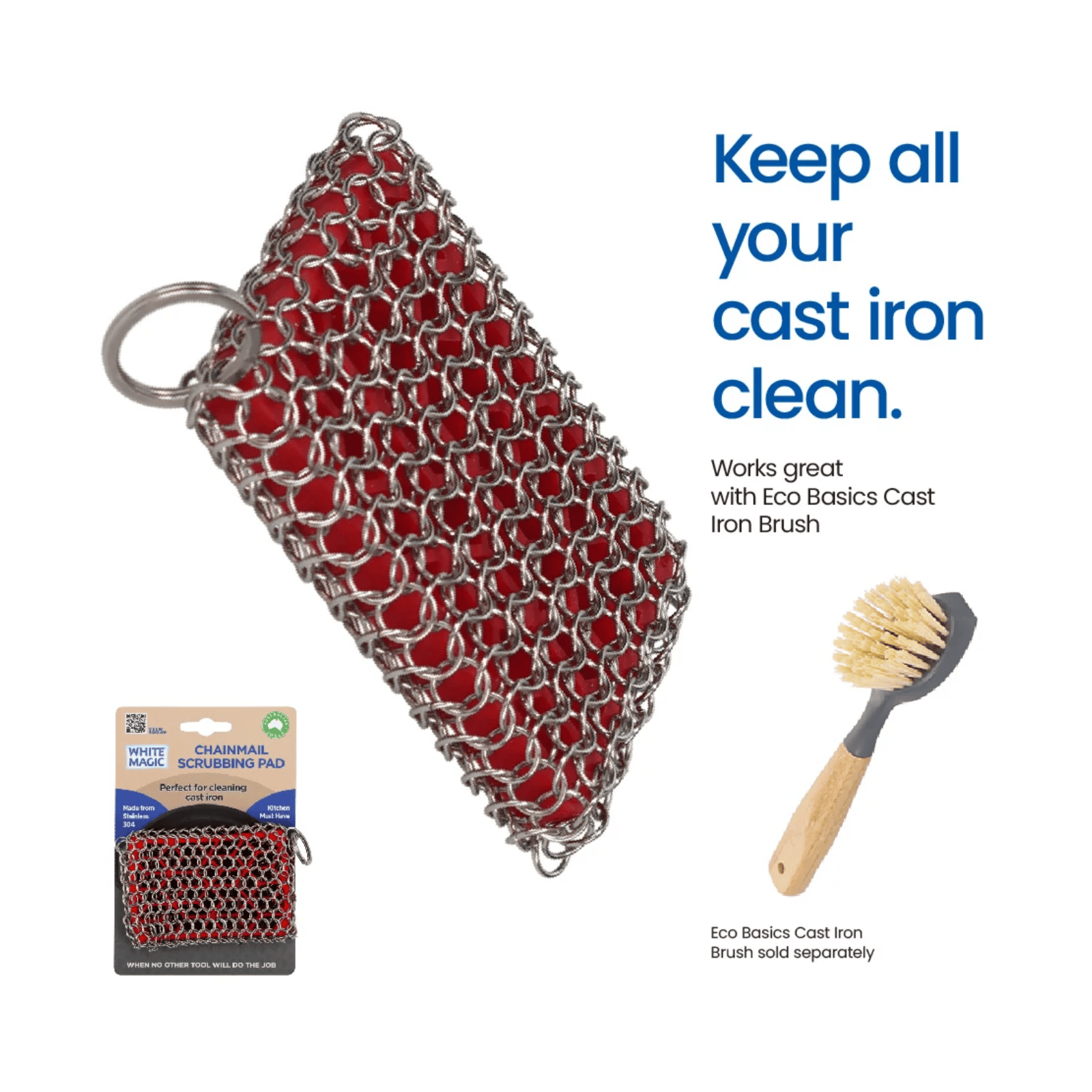 White Magic Chainmail Scrubbing Pad
