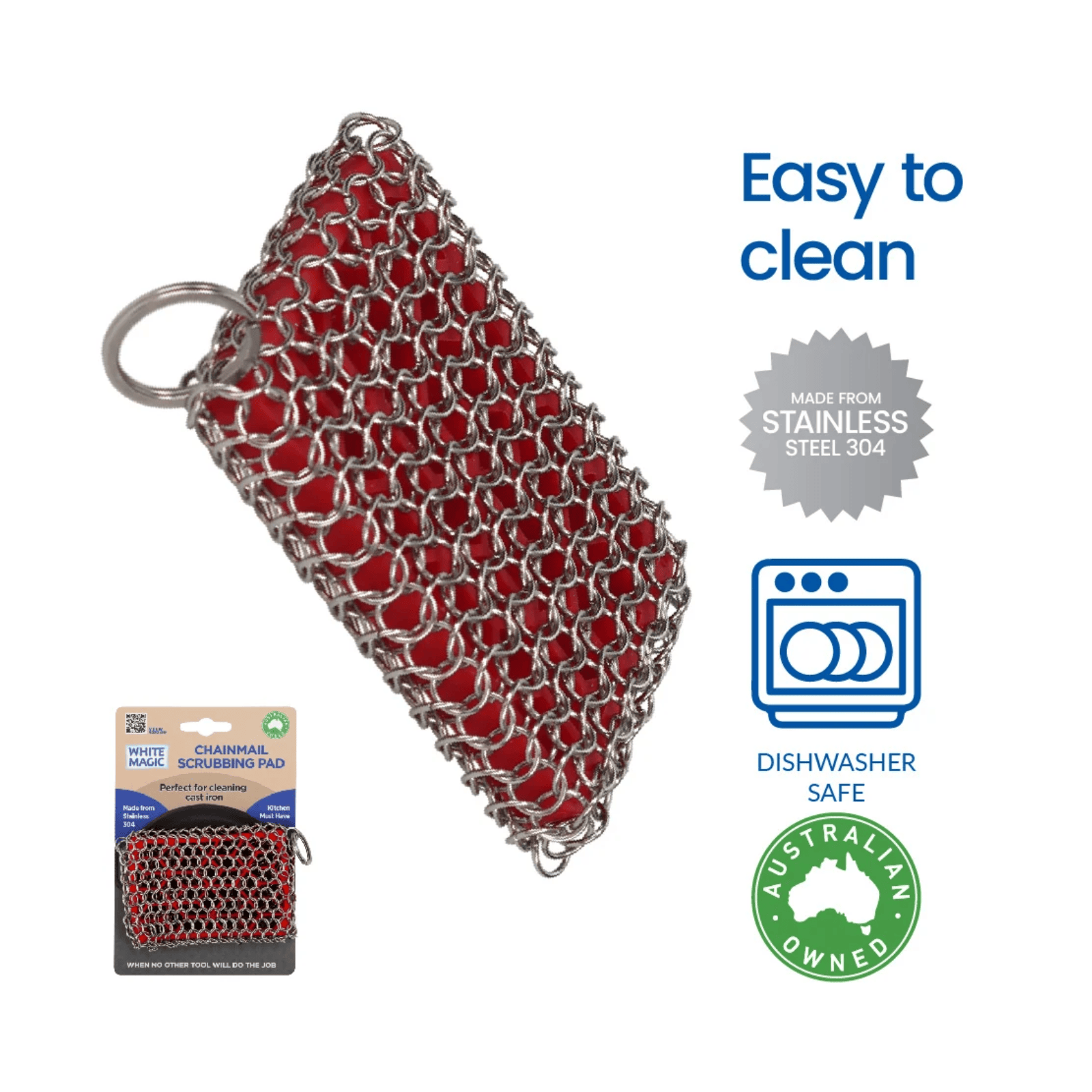 White Magic Chainmail Scrubbing Pad