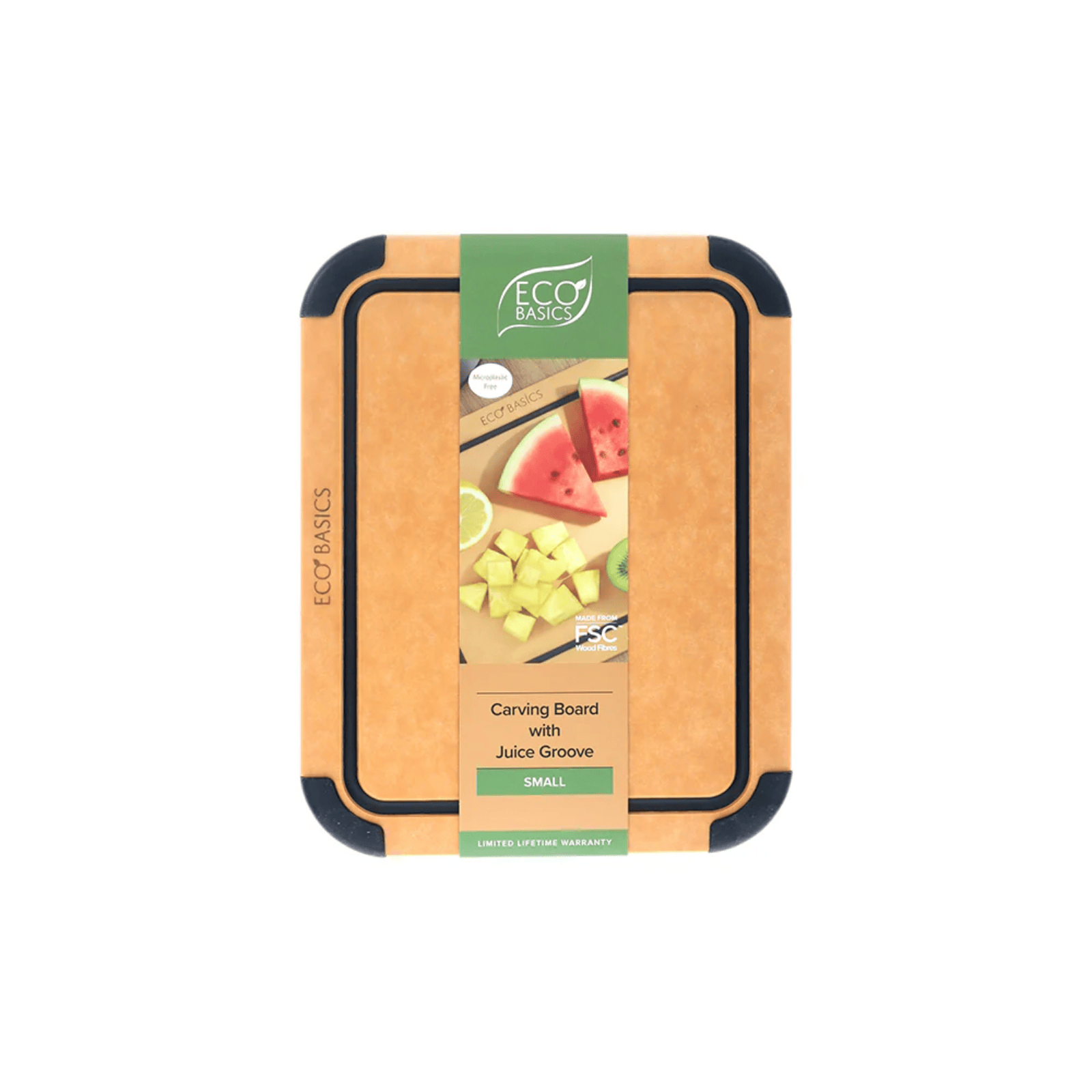 White Magic Eco Basics Sage Carving Board 30cm x 23.5cm Natural