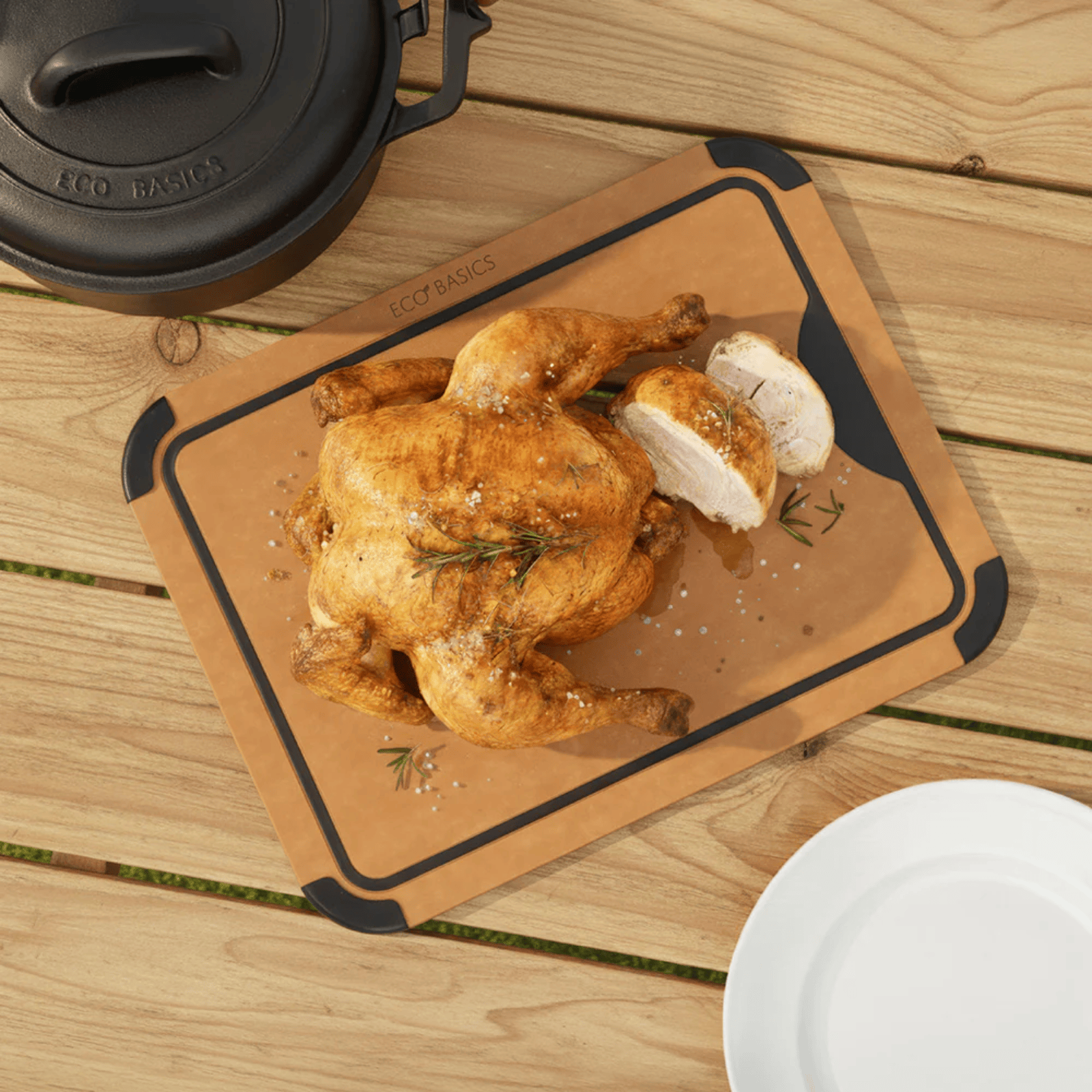 White Magic Eco Basics Sage Carving Board 37cm x 27.5cm Natural