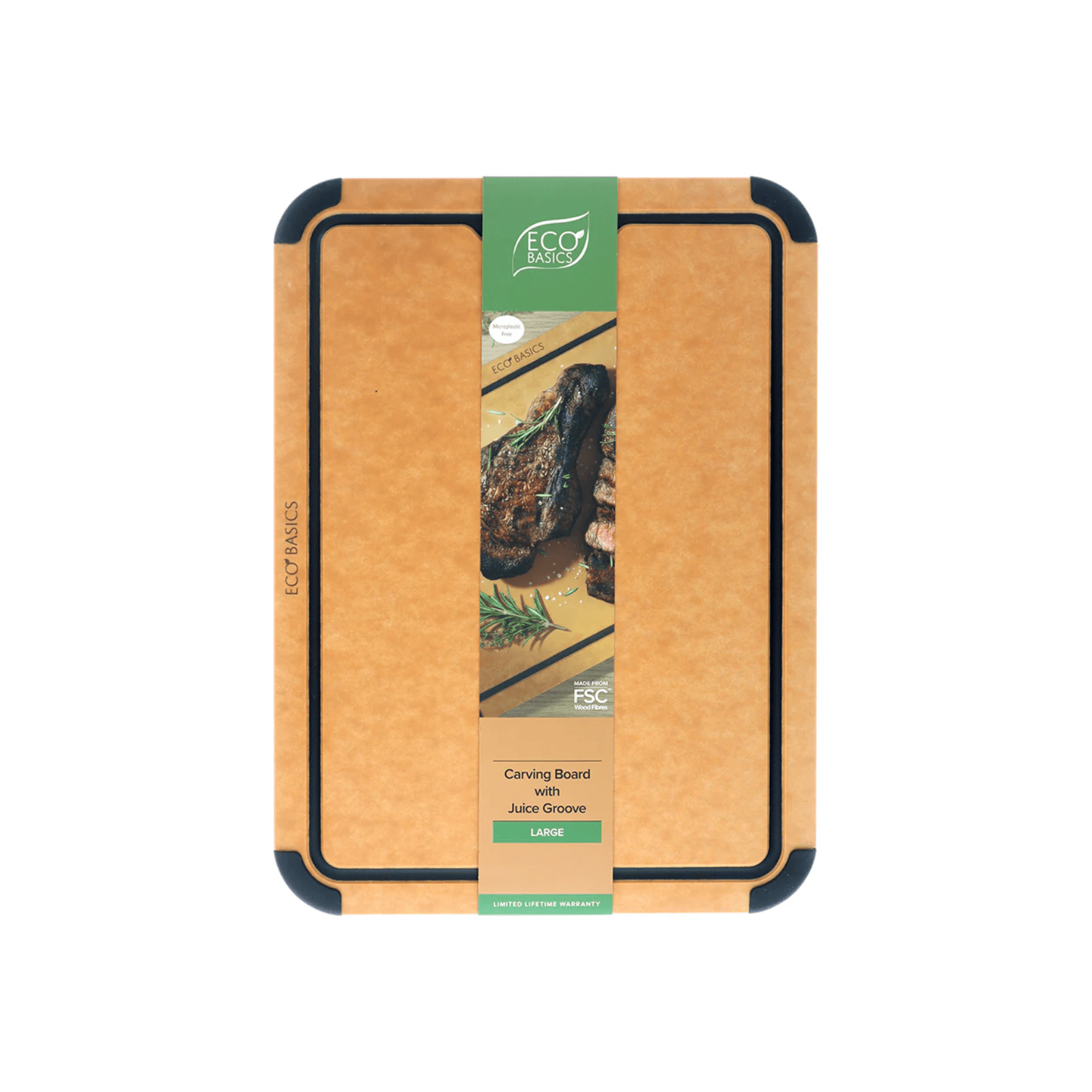 White Magic Eco Basics Sage Carving Board 44cm x 32.5cm Natural