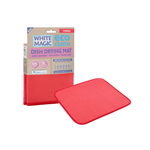 White Magic Eco Cloth Dish Drying Mat Coral