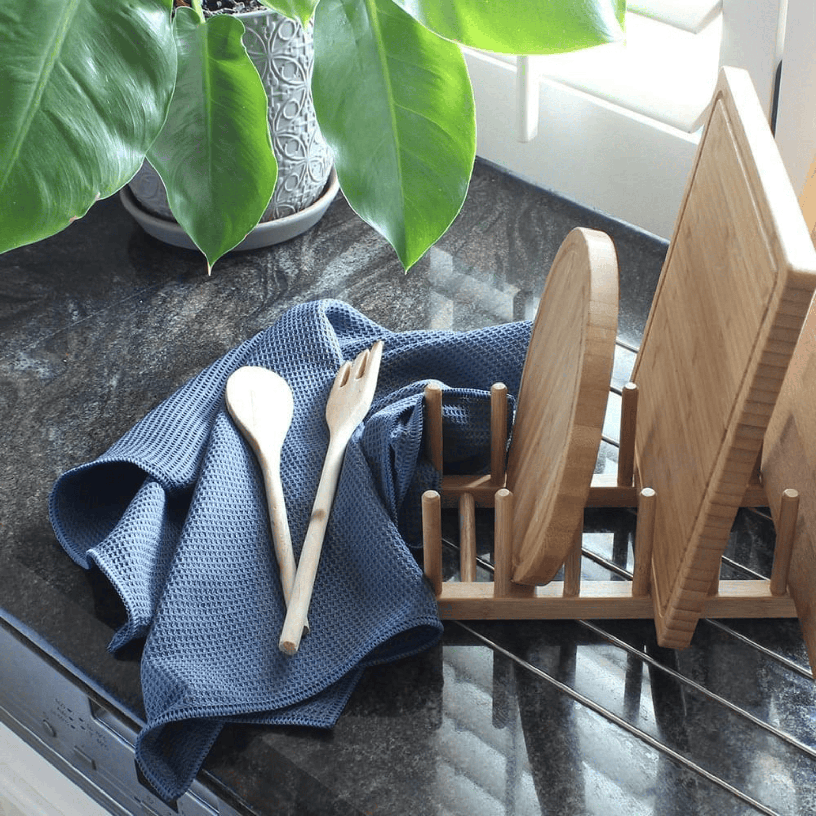 White Magic Eco Cloth Tea Towel 3-Pack Hampton