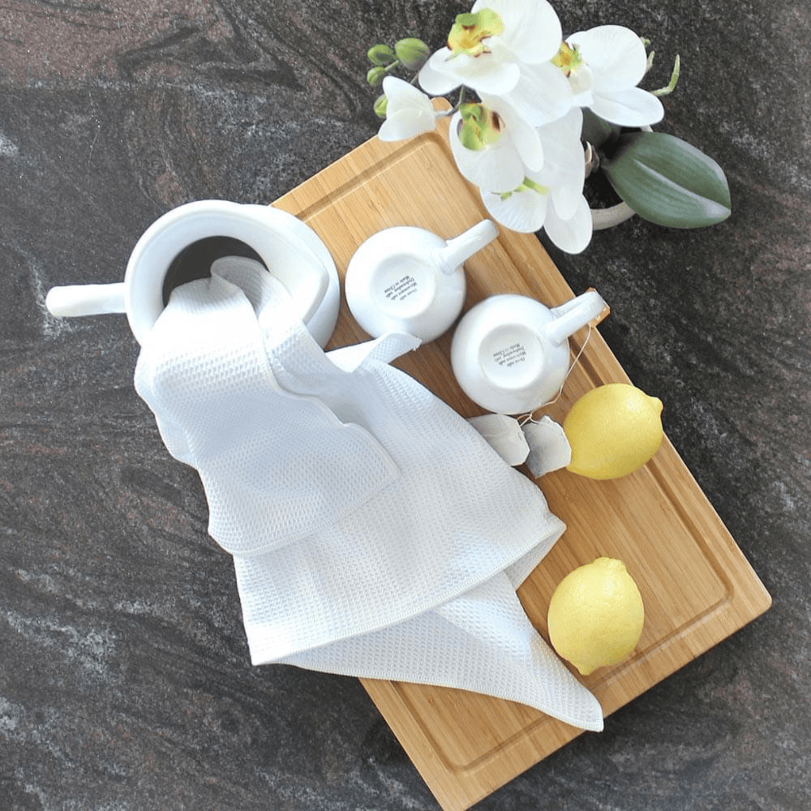 White Magic Eco Cloth Tea Towel 3-Pack Hampton