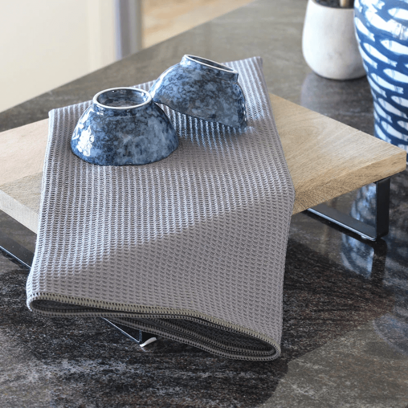 White Magic Eco Cloth Tea Towel Charcoal The Homestore Auckland