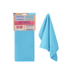 White Magic Eco Cloth Tea Towel Sea Blue