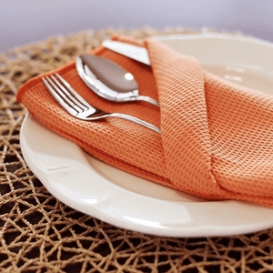 White Magic Eco Cloth Tea Towel Tangerine