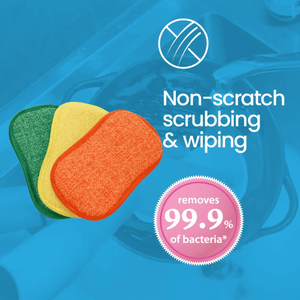 White Magic Eco Cloth Washing Up Pad 3-Pack Citrus