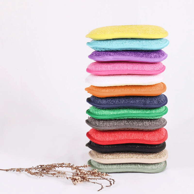 White Magic Eco Cloth Washing Up Pad Coral