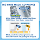 White Magic Eco Eraser Floor Eraser Sponge 2-Pack