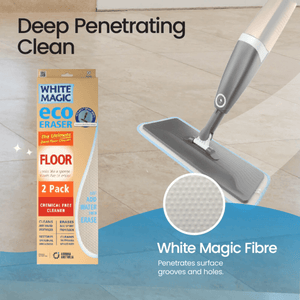 White Magic Eco Eraser Floor Eraser Sponge 2-Pack