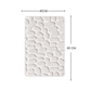 White Magic Non-Slip Shower Mat River Stone Regular Cream