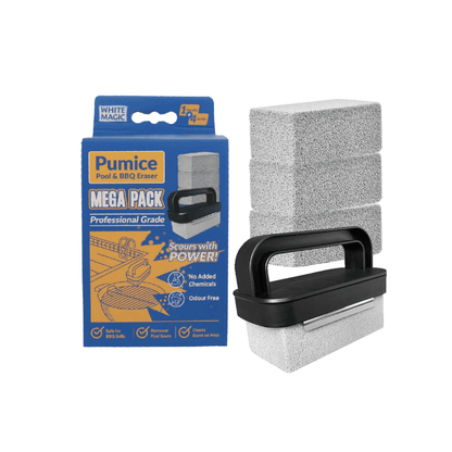 White Magic Pumice Pool & BBQ Eraser Mega 4-Pack