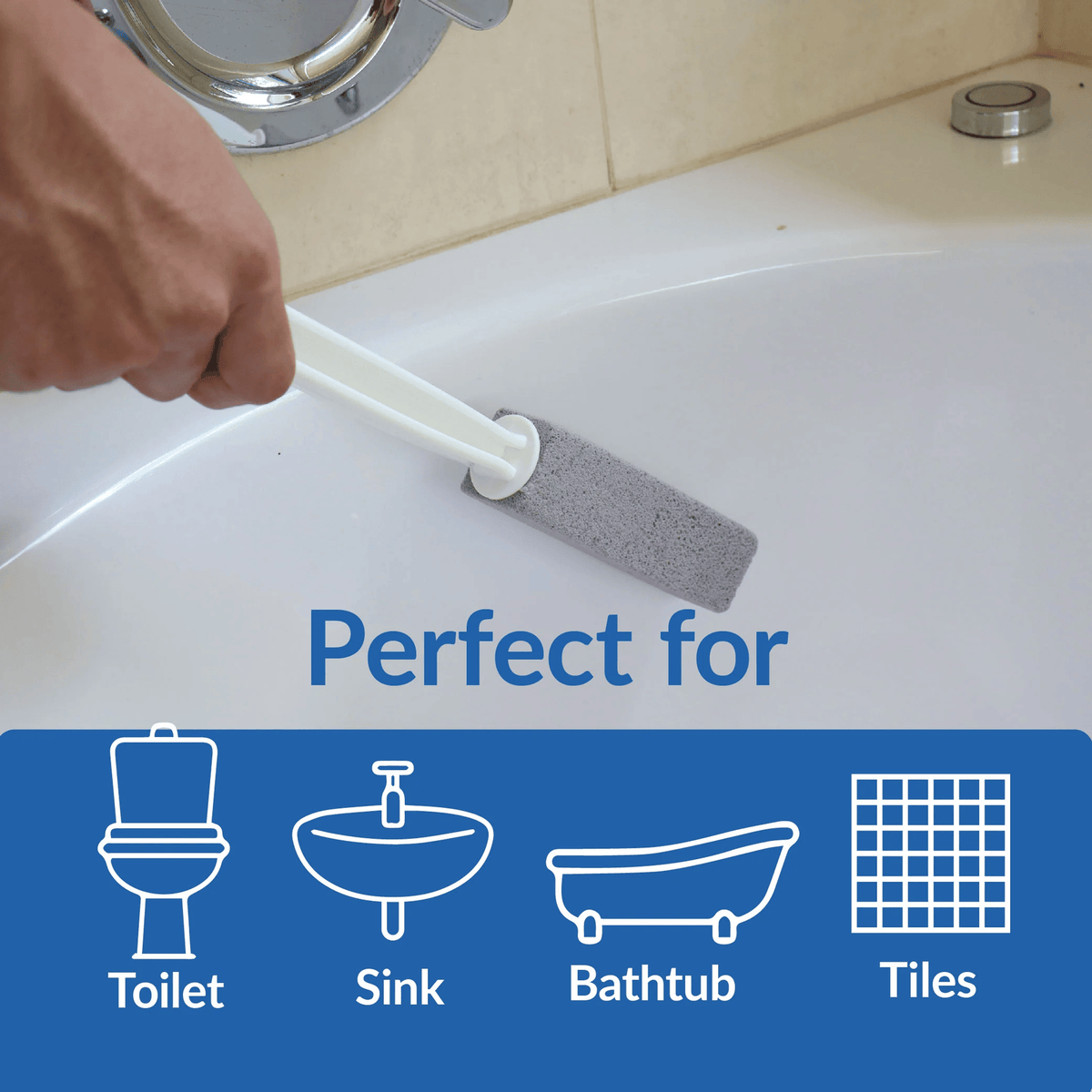 White Magic Pumice Toilet Bowl Eraser